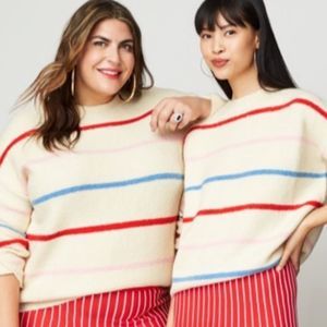 Katie Sturino Stitch fix soft crew neck pullover sweater